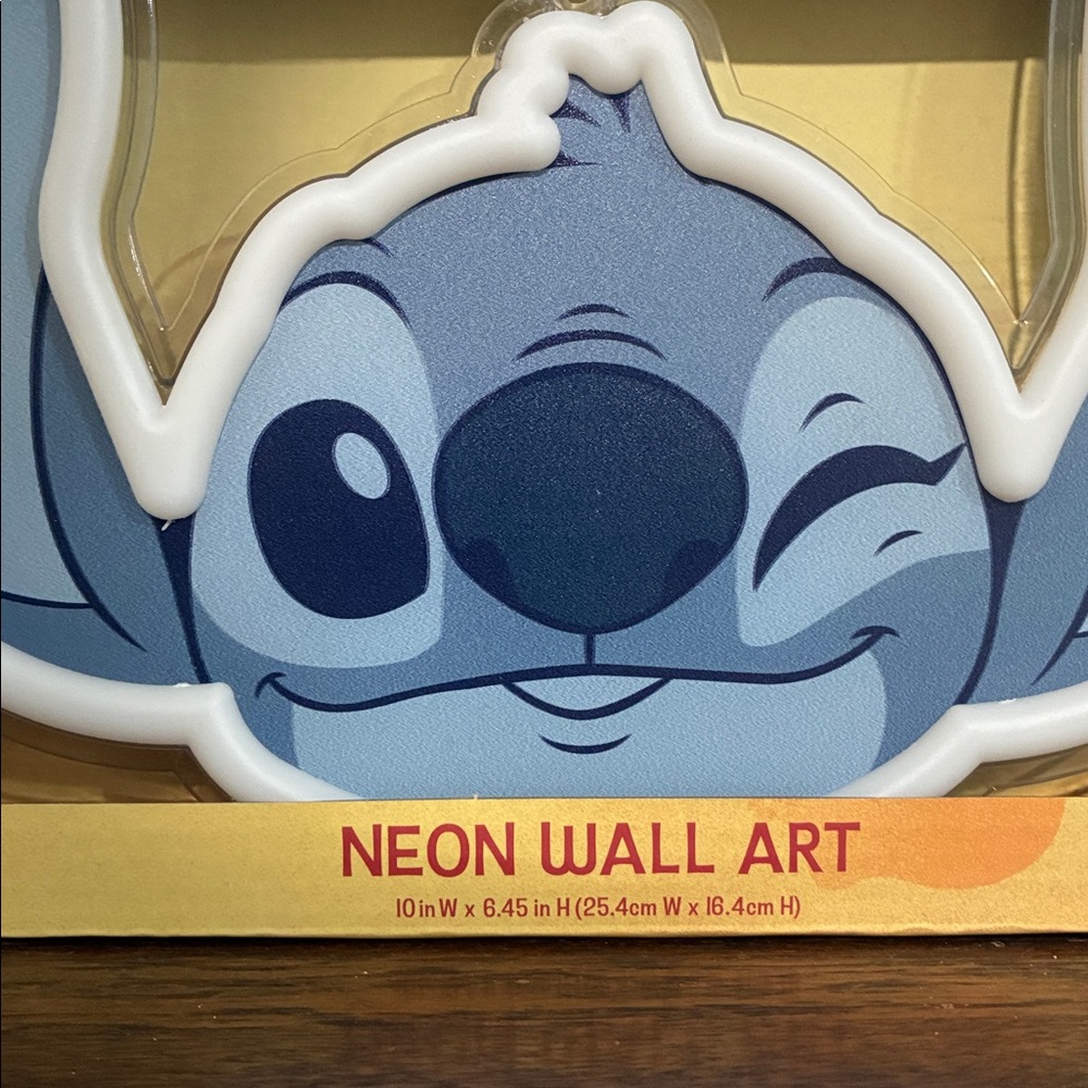 NWT- 🔋Operated- Disney- Stitch - Neon Wall Art Decoration Sign - Picture 4 of 17